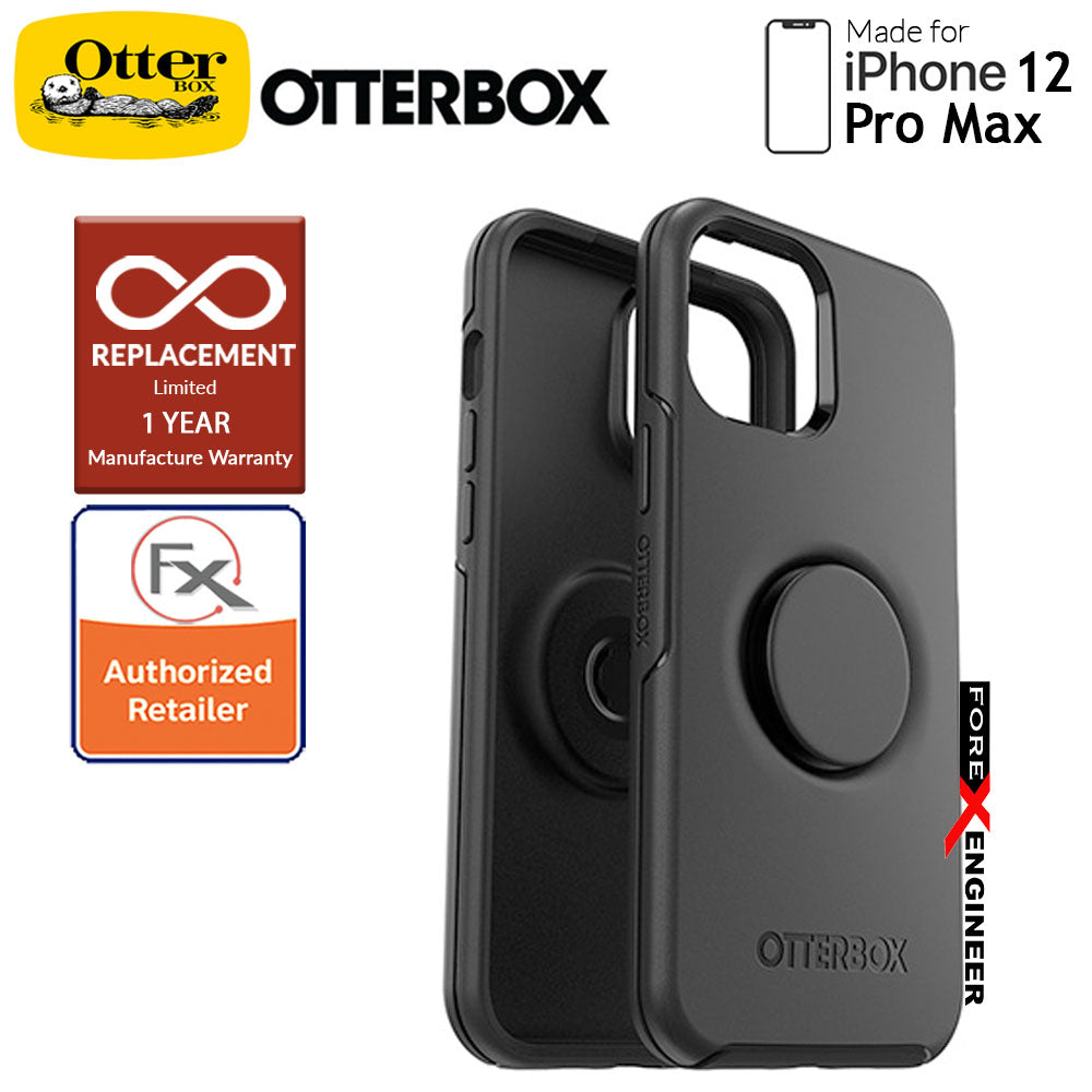 OTTER + POP Symmetry for iPhone 12 Pro Max 5G 6.7" - Black ( Barcode : 840104216521 )