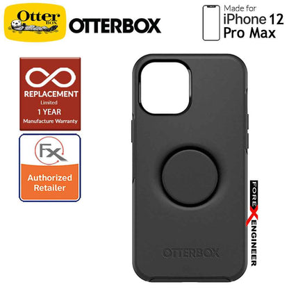 OTTER + POP Symmetry for iPhone 12 Pro Max 5G 6.7" - Black ( Barcode : 840104216521 )