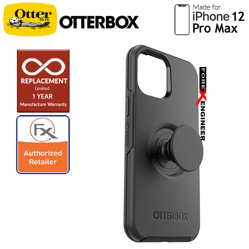 OTTER + POP Symmetry for iPhone 12 Pro Max 5G 6.7" - Black ( Barcode : 840104216521 )