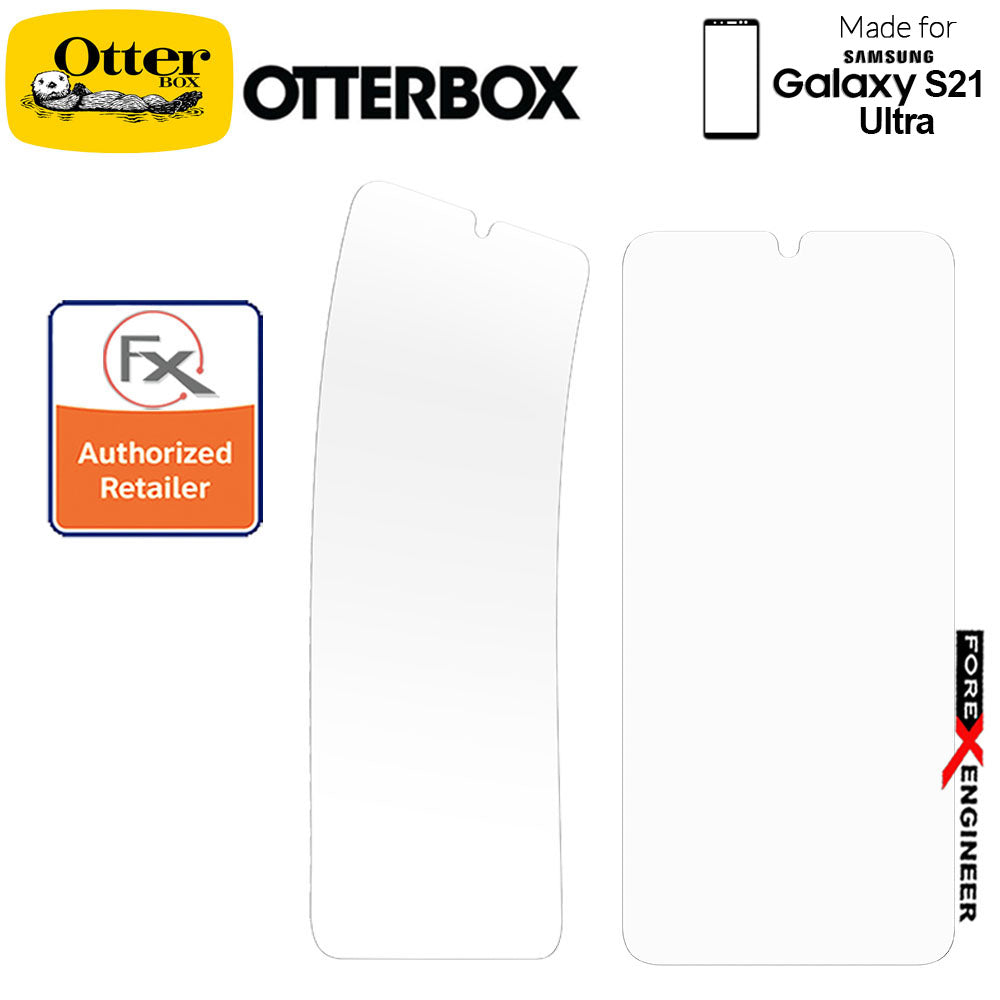 [RACKV2_CLEARANCE] OtterBox Alpha Flex Screen Protector for Samsung Galaxy S21 Ultra 5G - Impact Resistant - Clear (Barcode : 840104239704)