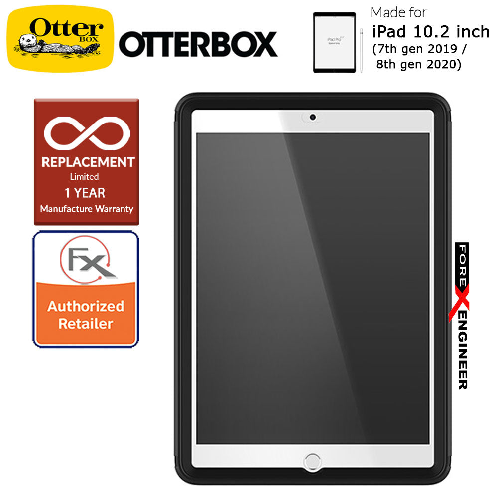 OtterBox DEFENDER for iPad 10.2 inch ( 7th - 8th - 9th Gen ) ( 2019 - 2021 ) - Black Color (Barcode : 660543503415 )