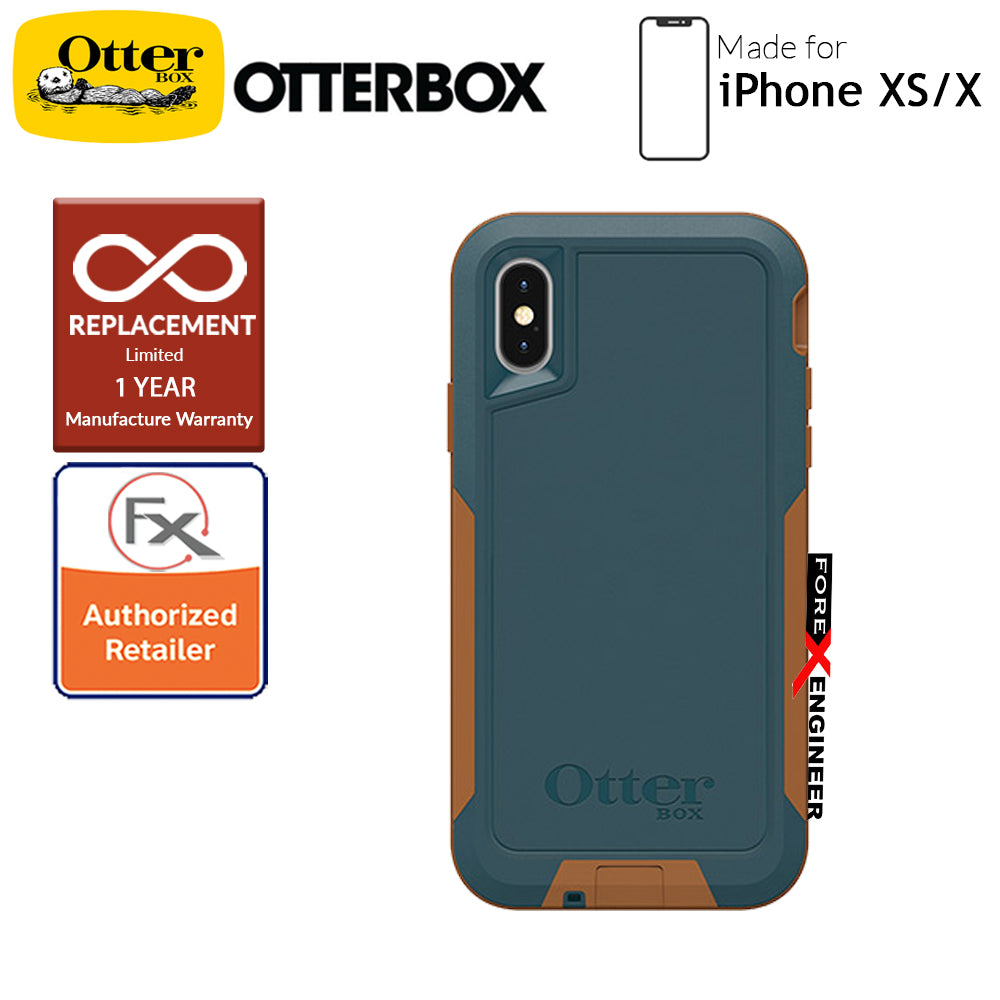 OtterBox Pursuit for iPhone Xs - X - Ultra thin ShockProof & DustProof Protection ( Autumn Lake ) ( Barcode: 660543470007 )