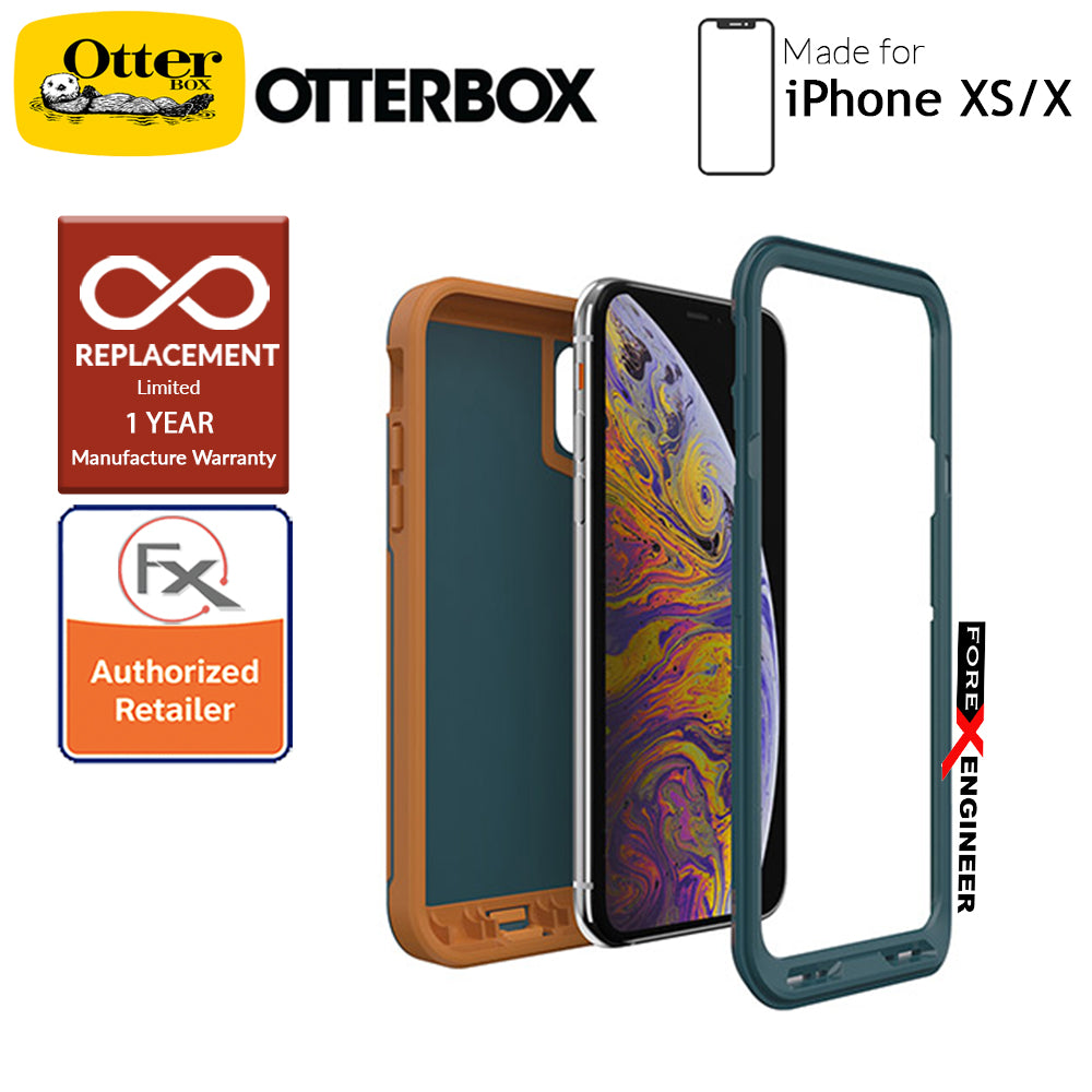 OtterBox Pursuit for iPhone Xs - X - Ultra thin ShockProof & DustProof Protection ( Autumn Lake ) ( Barcode: 660543470007 )