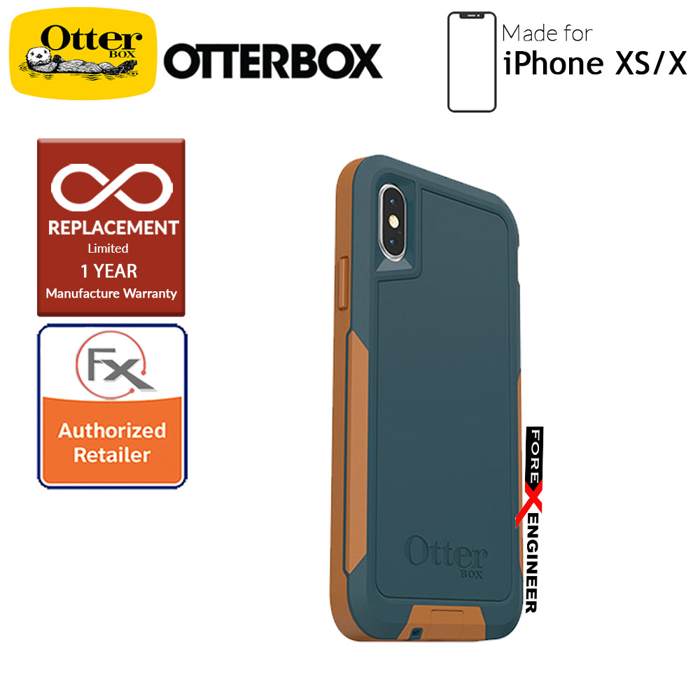 OtterBox Pursuit for iPhone Xs - X - Ultra thin ShockProof & DustProof Protection ( Autumn Lake ) ( Barcode: 660543470007 )