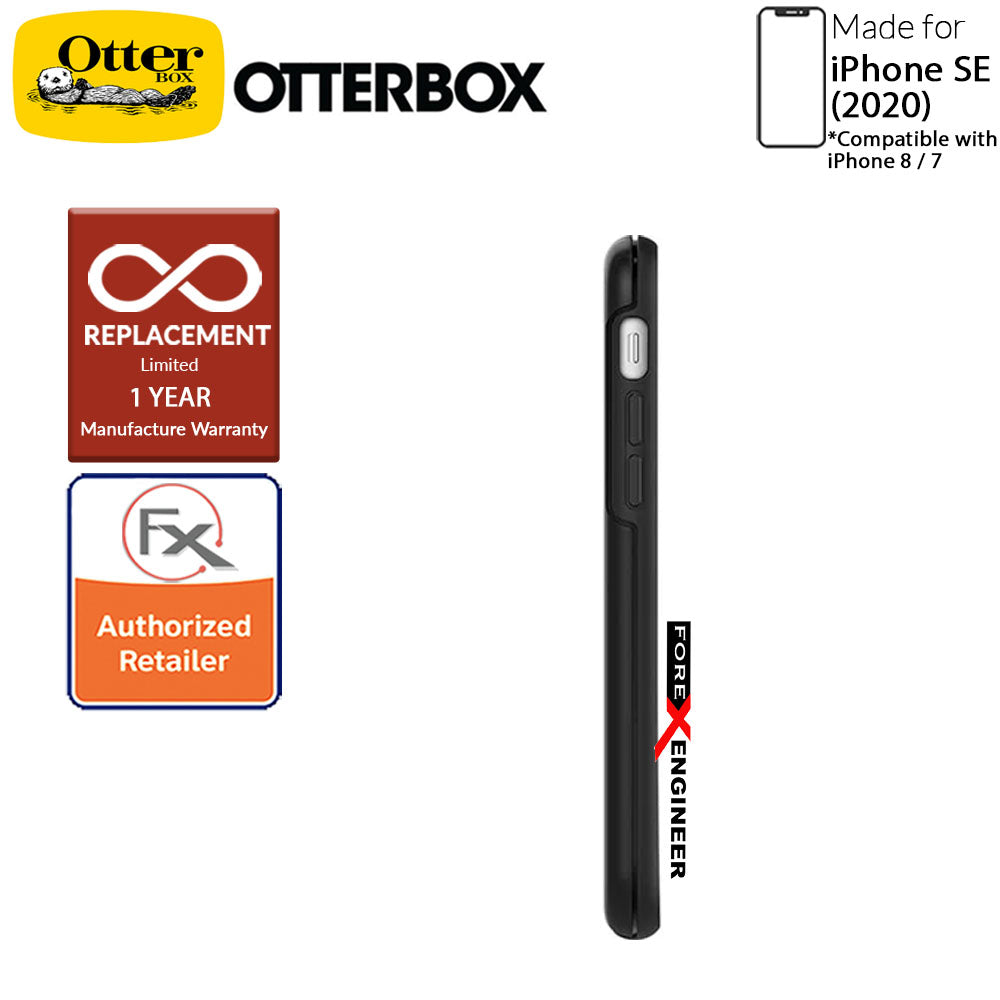 OtterBox Symmetry for iPhone SE 2nd Gen ( 2020 ) Compatible with iPhone 8 - 7 - Black Color ( Barcode: 660543425793 )
