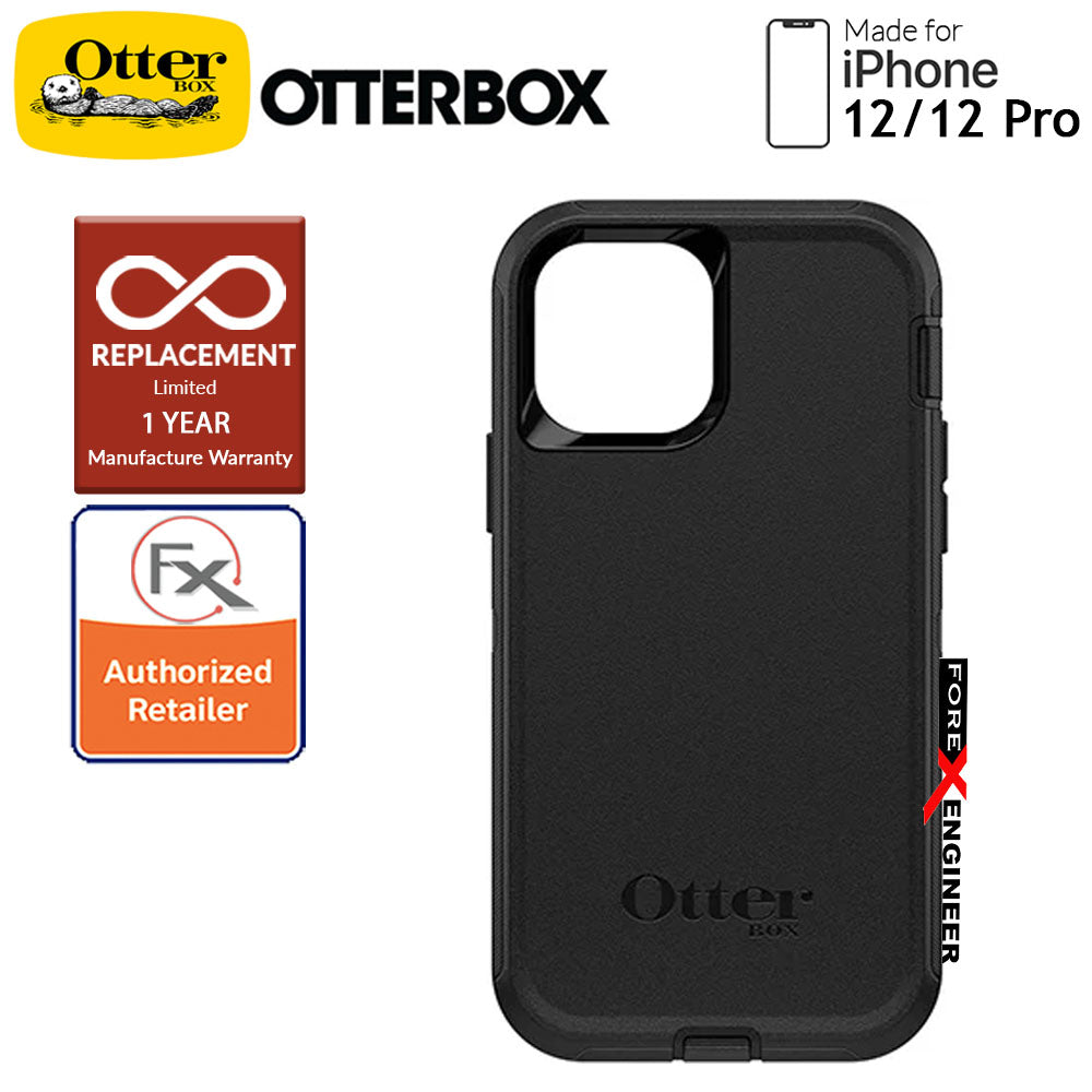 Otterbox Defender for iPhone 12 - 12 Pro 5G 6.1" - Black (Barcode : 840104215685 )