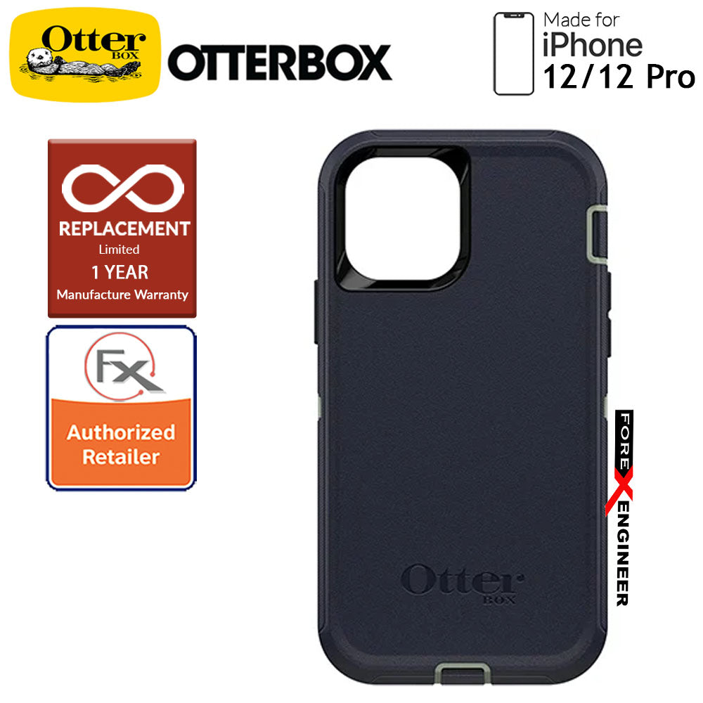 Otterbox Defender for iPhone 12 - 12 Pro 5G 6.1" - Varsity Blues (Barcode : 840104215692 )