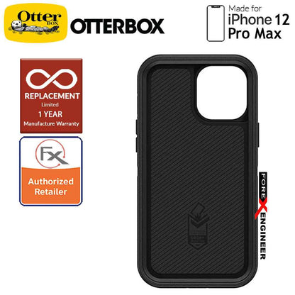 [RACKV2_CLEARANCE] Otterbox Defender for iPhone 12 Pro Max 5G 6.7" - Black ( Barcode : 840104216170 )