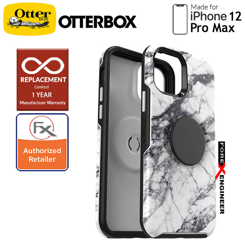 Otterbox Otter + Pop Symmetry for iPhone 12 Pro Max 5G 6.7" - White Marble (Barcode: 840104216545 )