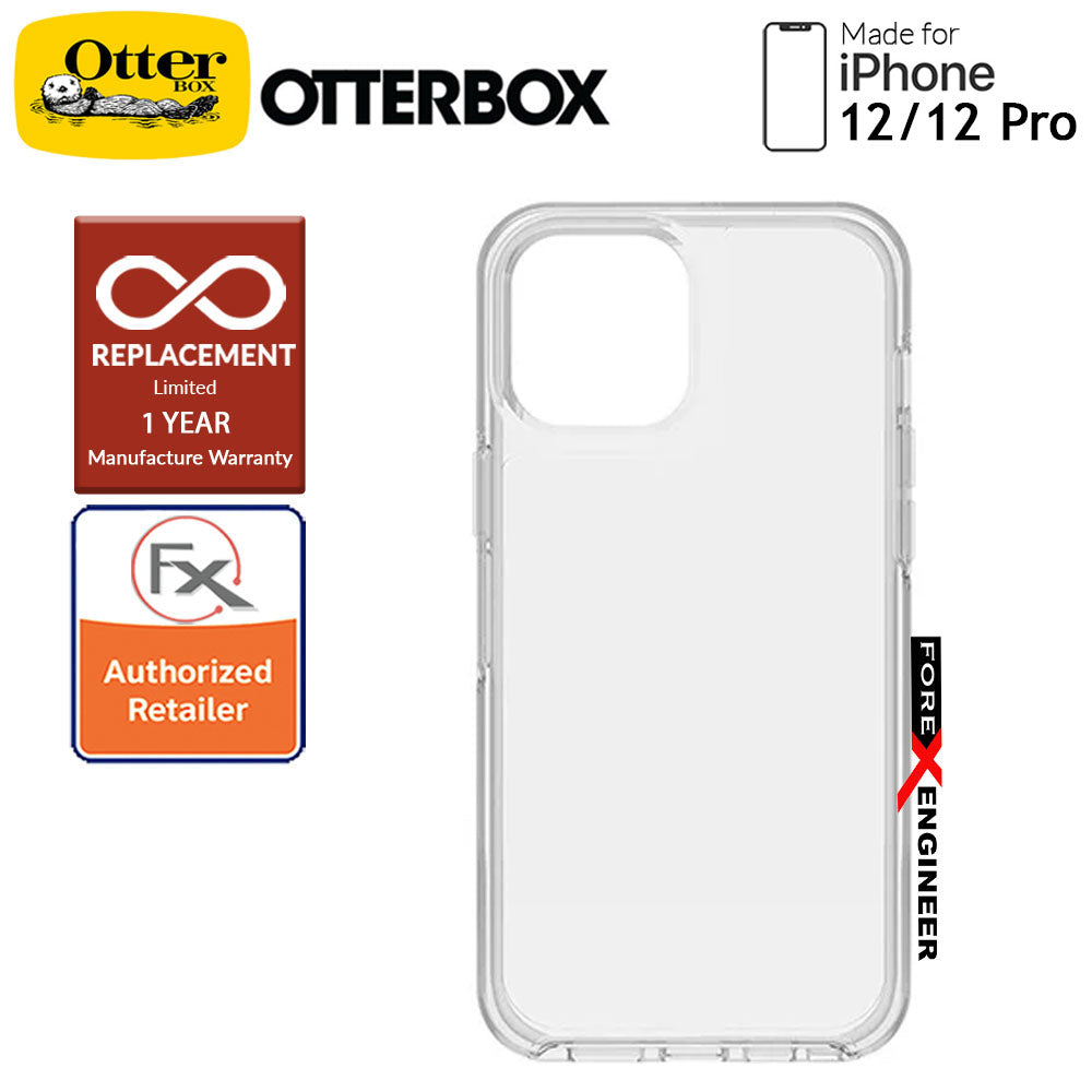 Otterbox Symmetry Clear for iPhone 12 - 12 Pro 5G 6.1" - Clear  (Barcode : 840104215890 )