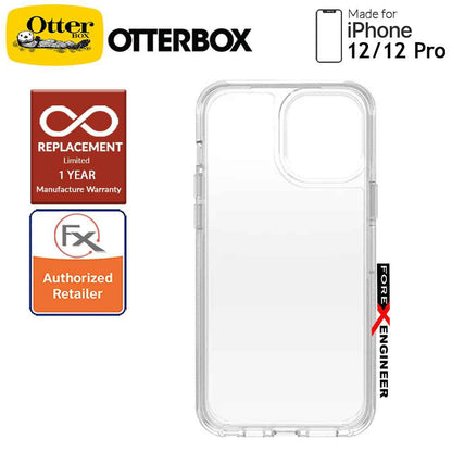 Otterbox Symmetry Clear for iPhone 12 - 12 Pro 5G 6.1" - Clear  (Barcode : 840104215890 )