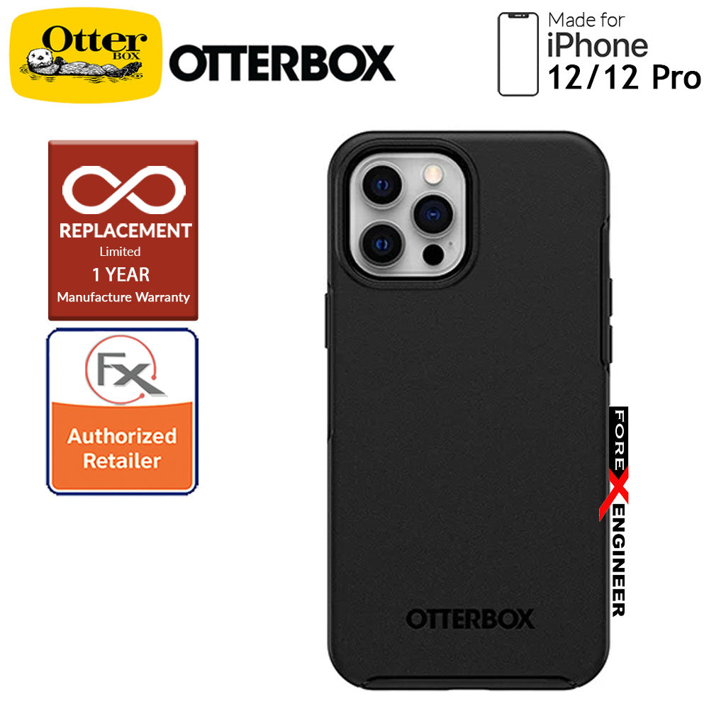 Otterbox Symmetry Plus with MagSafe iPhone 12 - 12 Pro 5G 6.1" - Black Color (Barcode: 840104226605 )