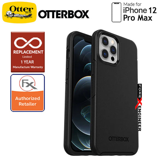 Otterbox Symmetry Plus with MagSafe iPhone 12 Pro Max 5G 6.7" - Black Color (Barcode: 840104226612 )