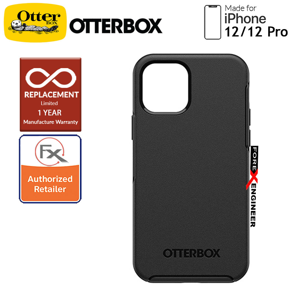 Otterbox Symmetry for iPhone 12 - 12 Pro 5G 6.1" - Black (Barcode : 840104215814 )