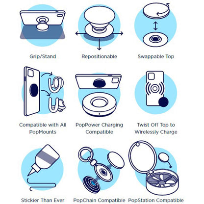 PopSockets PopTop - Facet Gloss (Barcode: 842978136196 )