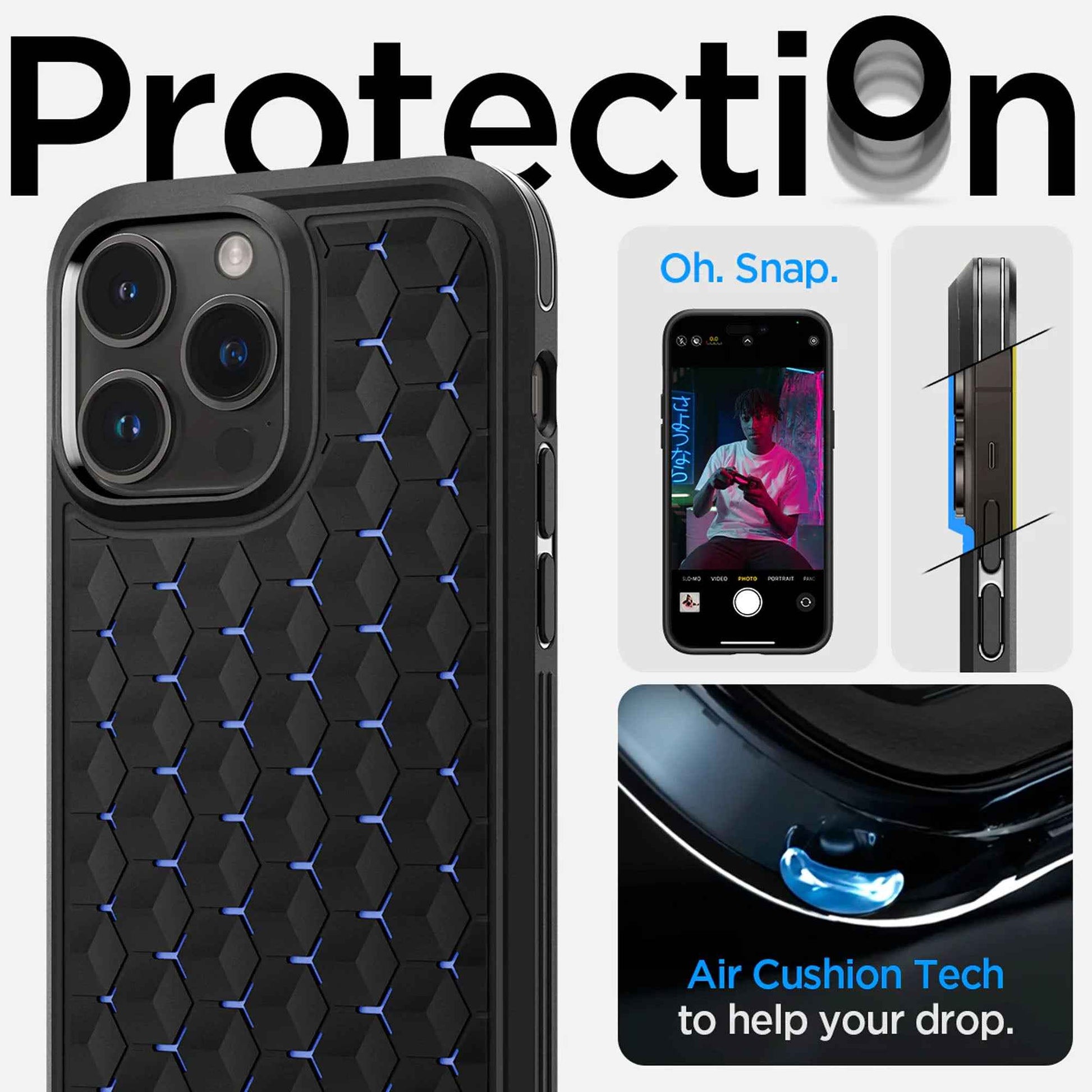 Spigen Cryo Armor for iPhone 14 Pro Max - Matte Black (Barcode: 8809811863857 )