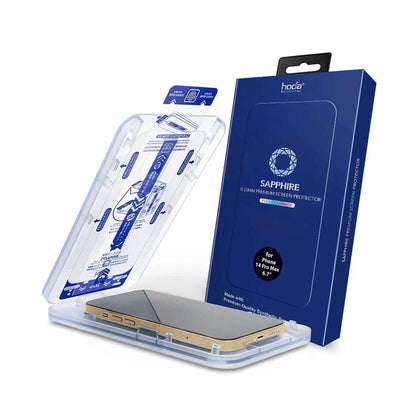 Hoda Sapphire Screen Protector for iPhone 14 Pro Max with Dust Free Helper ( Barcode: 4711103546338 )