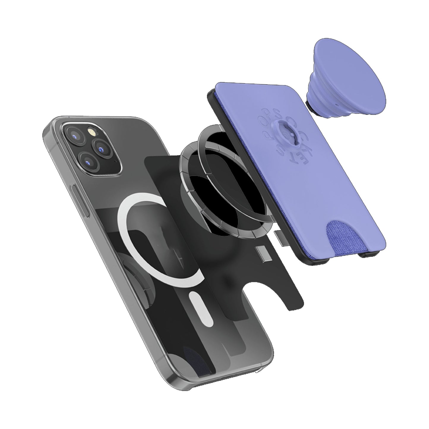 PopSockets PopWallet+ for Magsafe - Deep Periwinkle (Barcode : 840173715703 )
