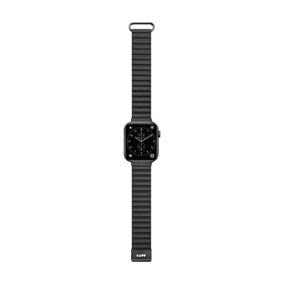 Laut Novi Luxe Watch Strap for Apple Watch 41mm - 40mm - 38mm ( Series 8 - SE - 7 - 6 - 5 - 4 - 3 - 2 ) - Midnight ( Barcode: 4895206933834 ) - Forexengineer -Malaysia- 4895206933834