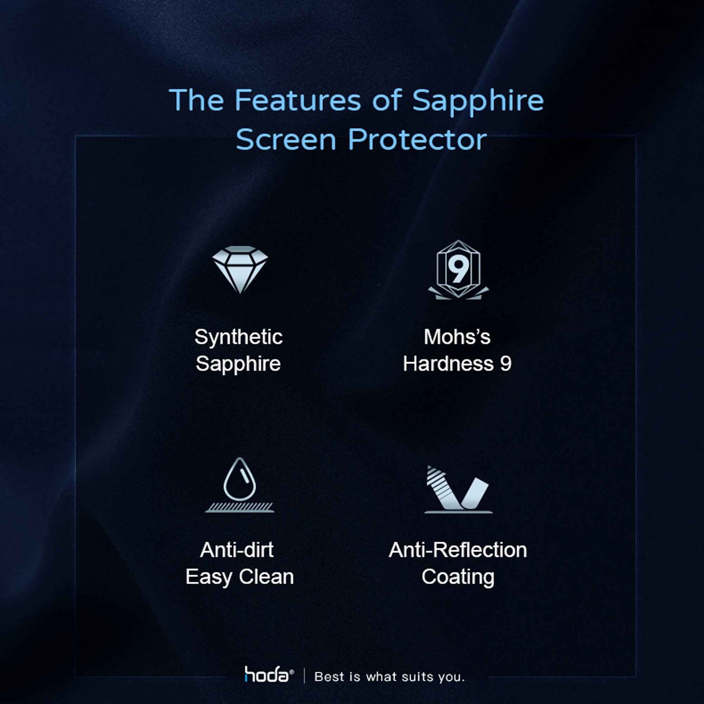 Hoda Sapphire Lens Protector for iPhone 14 Pro - 14 Pro Max - Gold (3pcs) (Barcode: 4711103546628 )