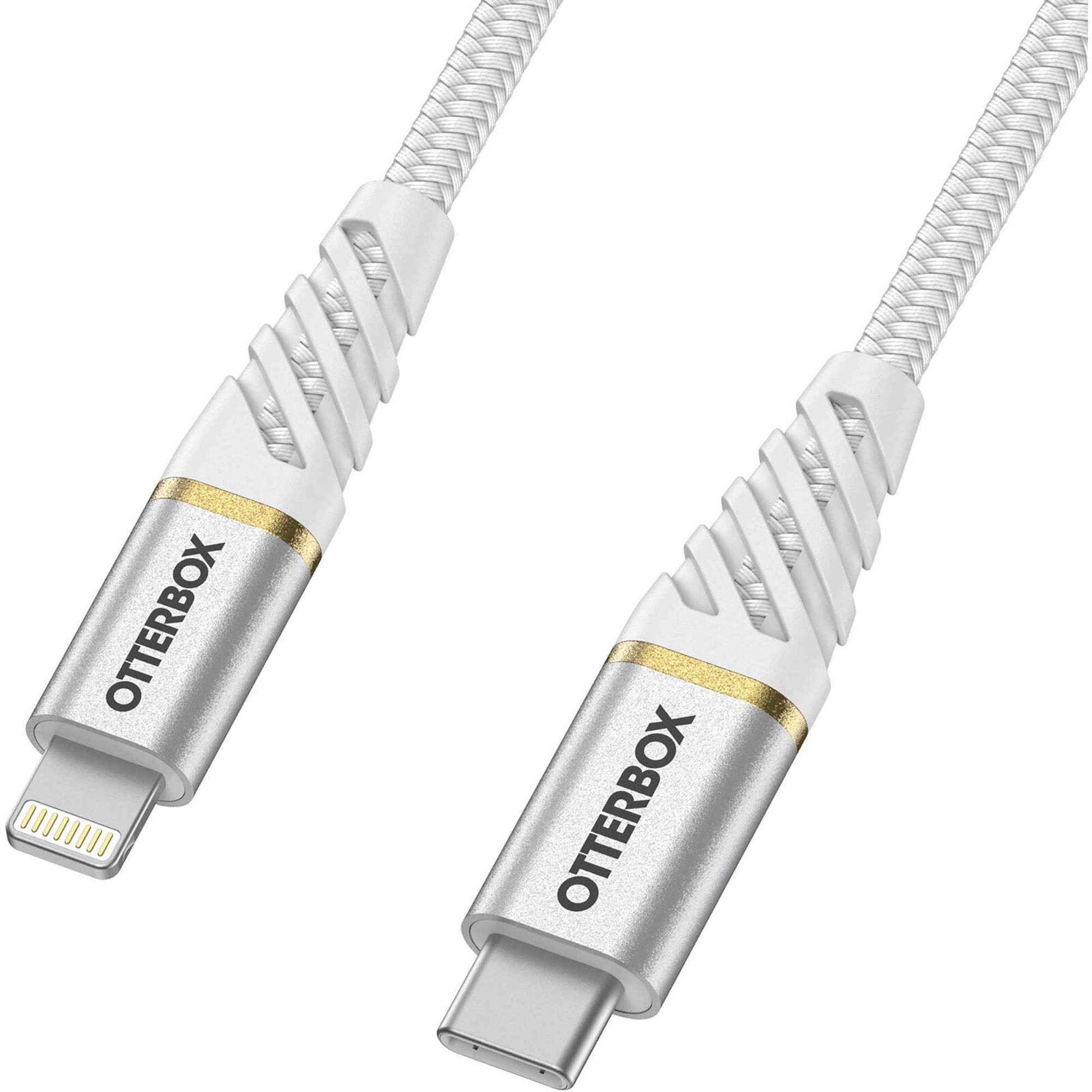 Otterbox Lightning to USB-C Fast Charge Premium Cable 1 meter - Sky White (Barcode: 840104218198 )