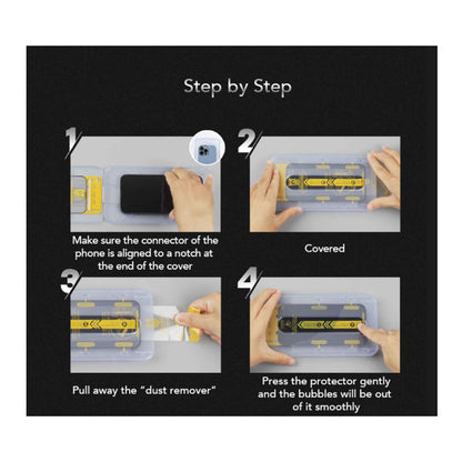 Hoda Anti-Reflection for iPhone 14 Plus - 13 Pro Max - with Dust Free Helper - Full Coverage Tempered Glass Screen Protector ( Barcode: 4711103546239 )