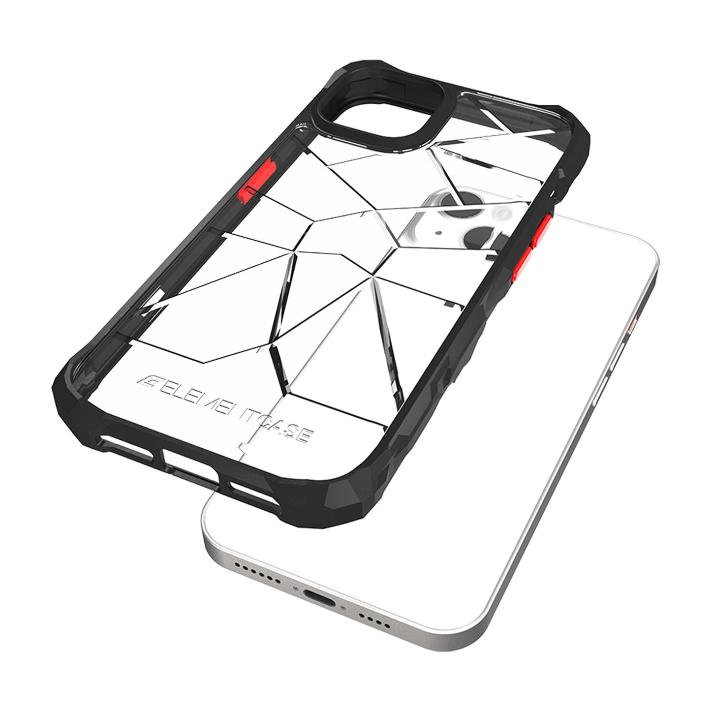 Element Case Special Ops X5 for iPhone 14 - Clear-Black (Barcode: 810046113127 )