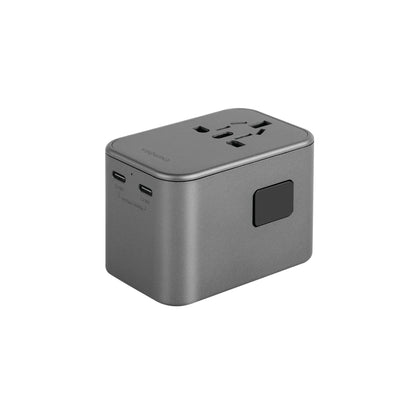 Energea TravelWorld Adapter GaN65 USB-C PD 65W + PPS 55W Universal Adapter (Barcode: 6957879461705 ) - Forexengineer -Malaysia- 6957879461705