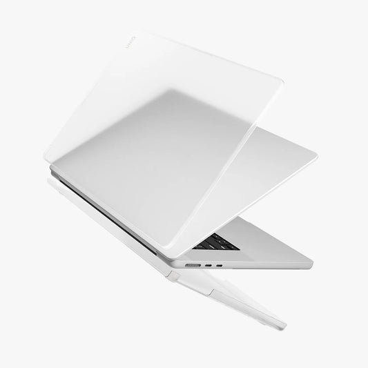 UNIQ Claro Protection Case for MacBook Air 13" Retina M2 / M3 ( 2022 / 2024 ) - Dove (Matte Clear) - Forexengineer -Malaysia- 8886463683224