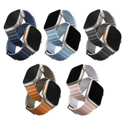 UNIQ Revix Premium Edition for Apple Watch 41mm - 40mm - 38mm ( Series 8 -  SE2 - 7 - SE - 6 - 5 - 4 - 3 - 2 - 1 ) - Arctic ( Barcode: 8886463684269 )