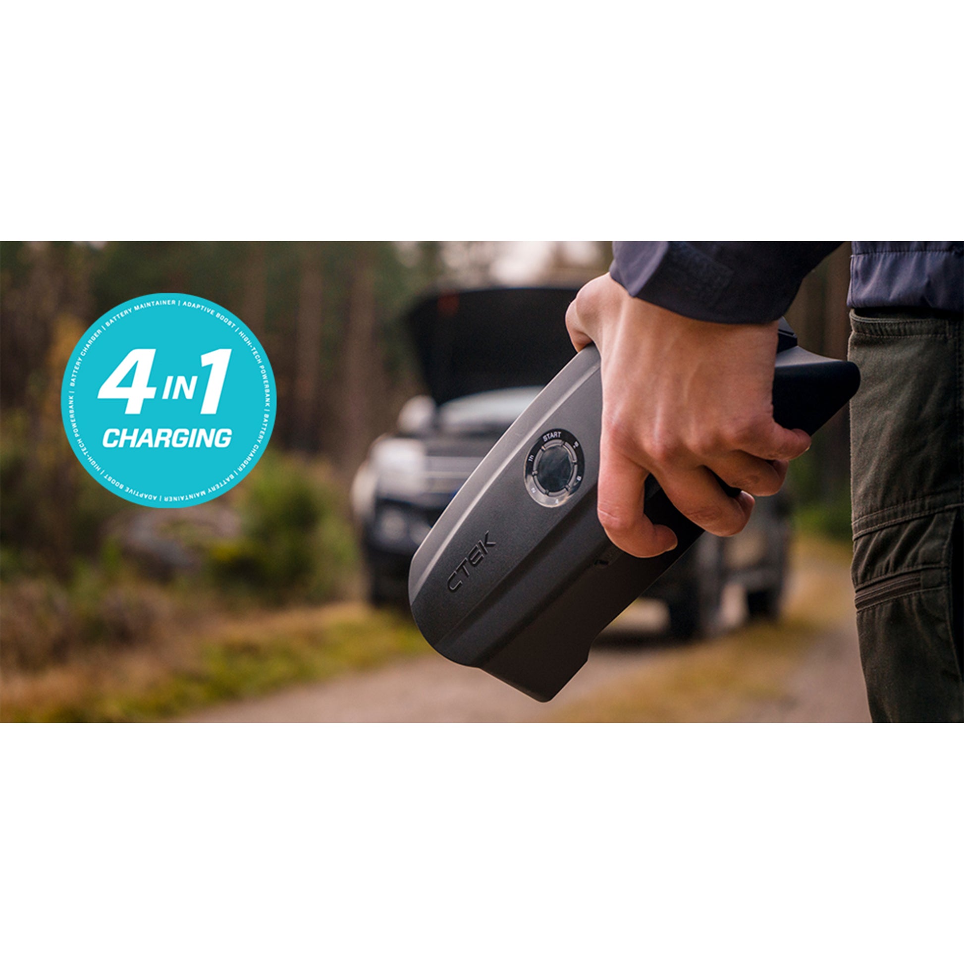 CTEK CS FREE - Multi-functional 4-in-1 portable battery charger with Adaptive Boost technology - Forexengineer -Malaysia- 7340103404620