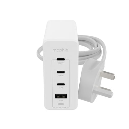 Mophie Speedport 120W Power Adapter USB-C PD GaN Technology - White - Forexengineer -Malaysia- 840056158092