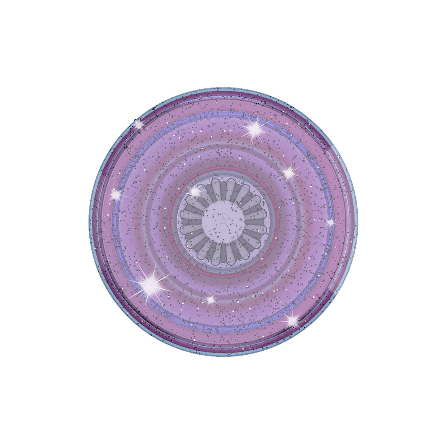 PopSockets Swappable Popgrip Premium - Translucent Glitter Lavender