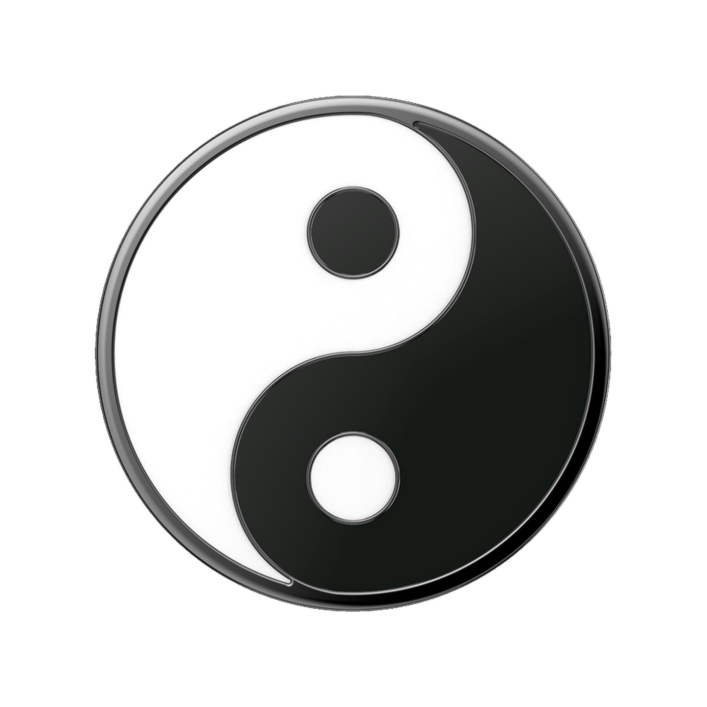 PopSockets PopGrip Premium - Enamel Yin Yang (Barcode : 840173719947 ) - Forexengineer -Malaysia- 840173719947