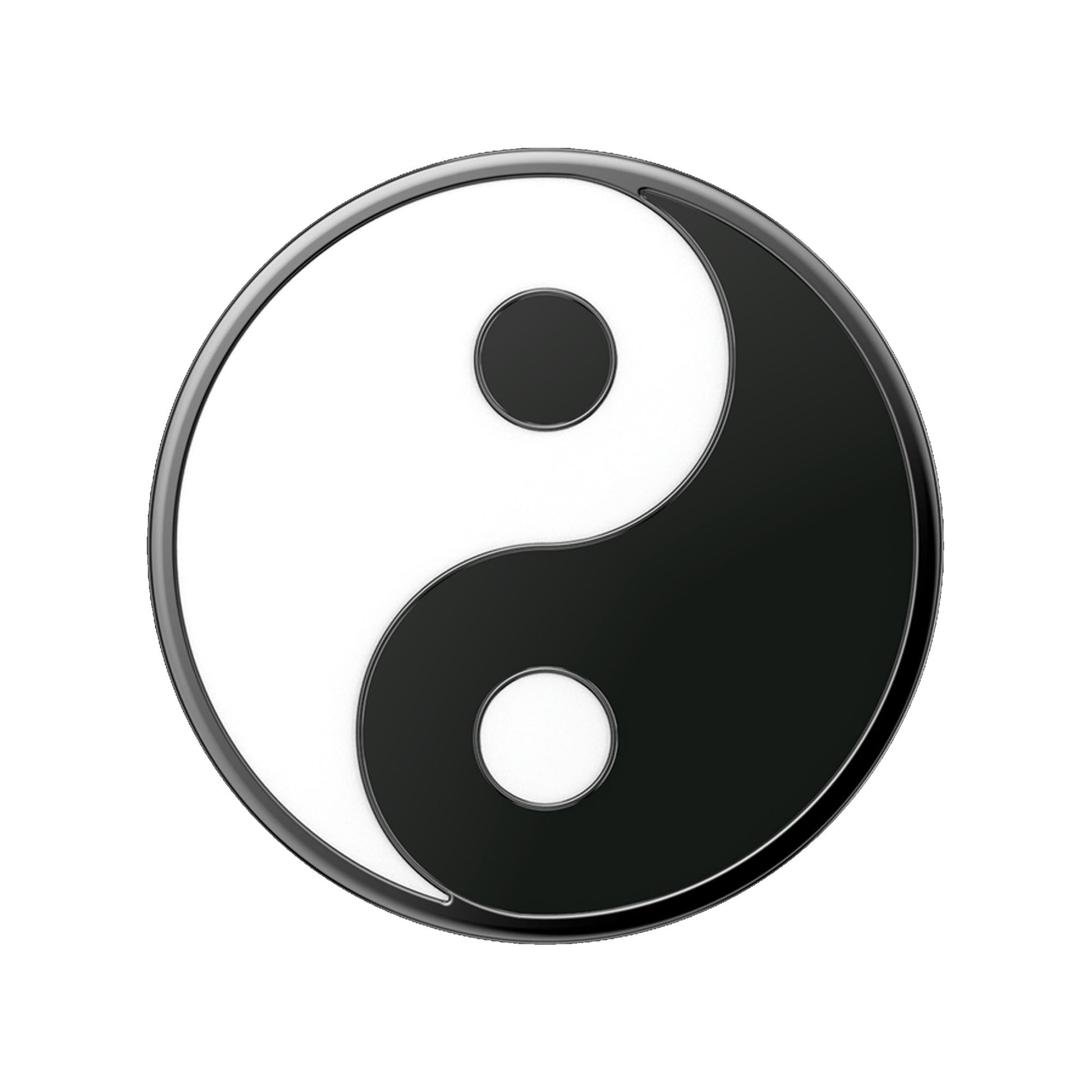 PopSockets PopGrip Premium - Enamel Yin Yang (Barcode : 840173719947 ) - Forexengineer -Malaysia- 840173719947