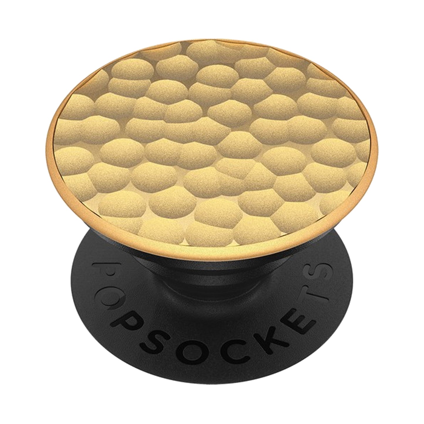 PopSockets PopGrip LUXE Swappable - Hammered Metal Gold