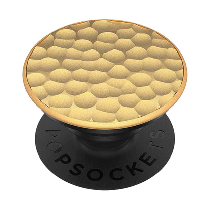 PopSockets PopGrip LUXE Swappable - Hammered Metal Gold