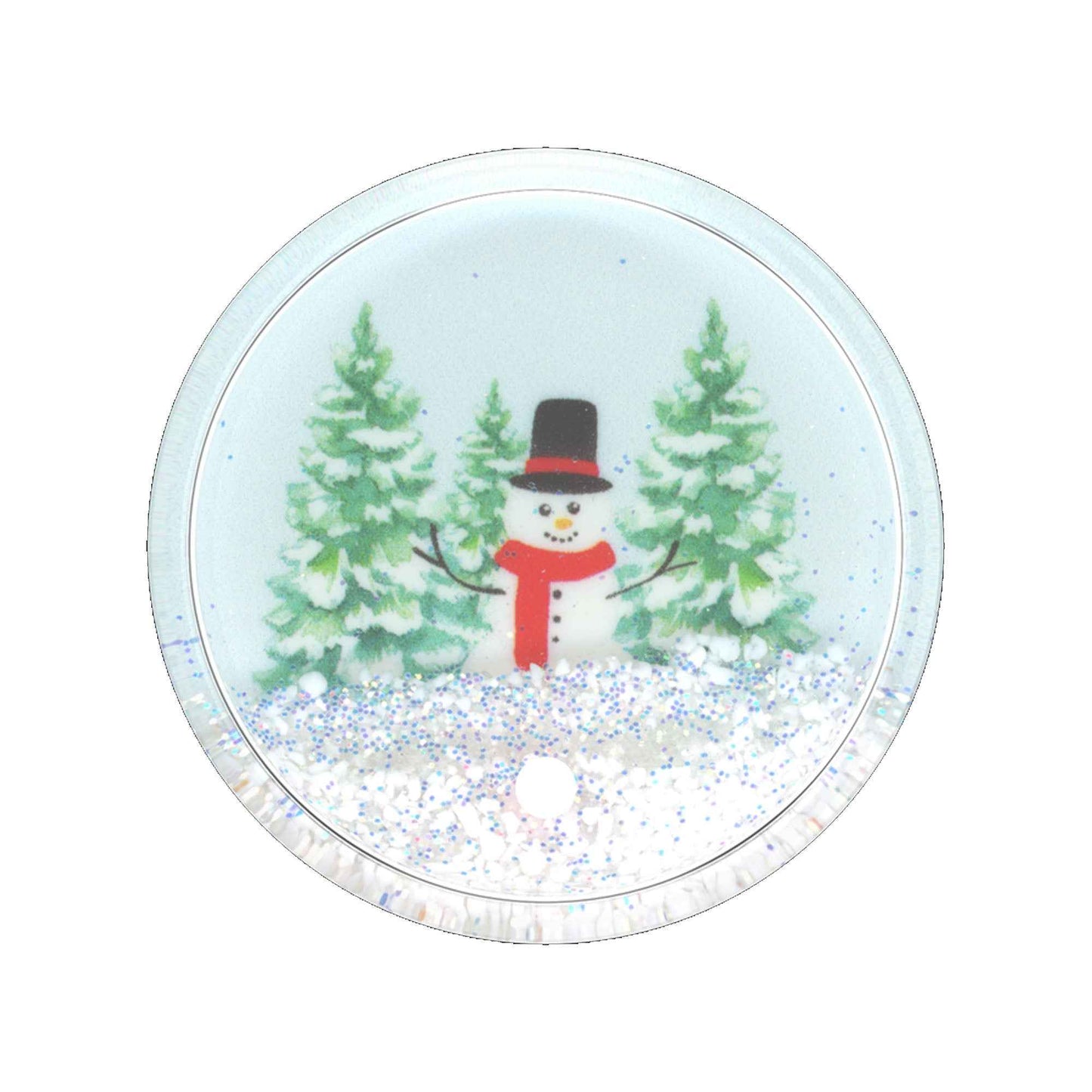 PopSockets PopGrip Luxe Swappable - Tidepool Snow Globe Wonderland