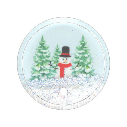 PopSockets PopGrip Luxe Swappable - Tidepool Snow Globe Wonderland