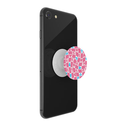 PopSockets PopGrip Swappable - Psychedelic Checker (Barcode : 840173718643 ) - Forexengineer -Malaysia- 840173718643