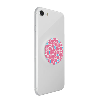 PopSockets PopGrip Swappable - Psychedelic Checker (Barcode : 840173718643 ) - Forexengineer -Malaysia- 840173718643