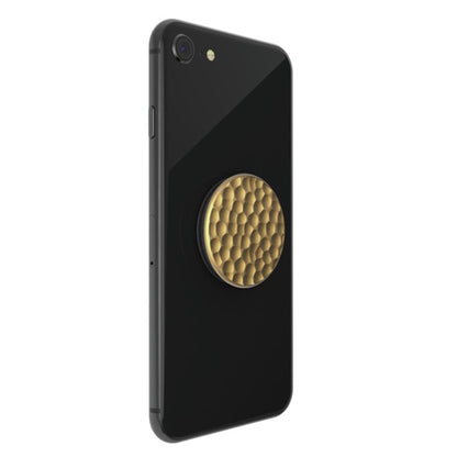 PopSockets PopGrip LUXE Swappable - Hammered Metal Gold - Forexengineer -Malaysia- 842978138879