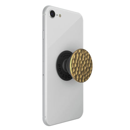 PopSockets PopGrip LUXE Swappable - Hammered Metal Gold - Forexengineer -Malaysia- 842978138879