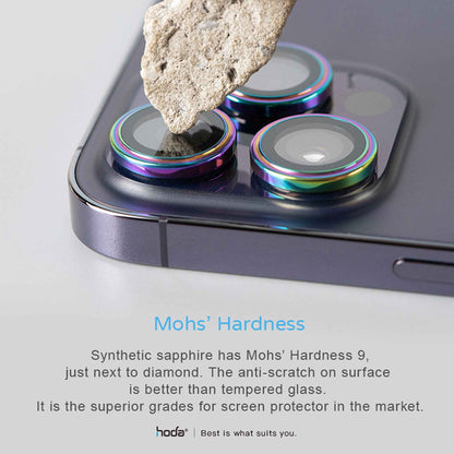 Hoda Sapphire Lens Protector for iPhone 14 Pro - 14 Pro Max - Purple (3pcs) (Barcode: 4711103546635 )