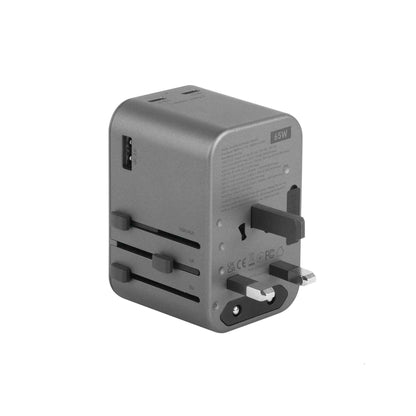 Energea TravelWorld Adapter GaN65 USB-C PD 65W + PPS 55W Universal Adapter (Barcode: 6957879461705 )