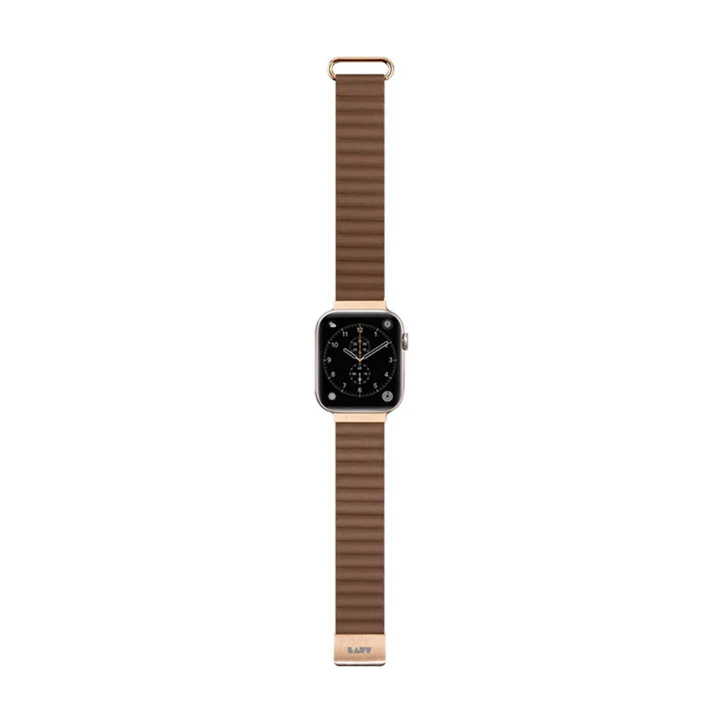 Laut Novi Luxe Watch Strap for Apple Watch ALL Ultra & 42/44/45/49MM - Sepia Brown ( Barcode: 4895206933889 ) - Forexengineer -Malaysia- 4895206933889