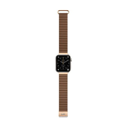 Laut Novi Luxe Watch Strap for Apple Watch ALL Ultra & 42/44/45/49MM - Sepia Brown ( Barcode: 4895206933889 ) - Forexengineer -Malaysia- 4895206933889