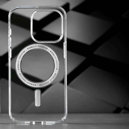 Caudabe Lucid Clear for iPhone 14 Pro - Magsafe Compatible - Crystal - White