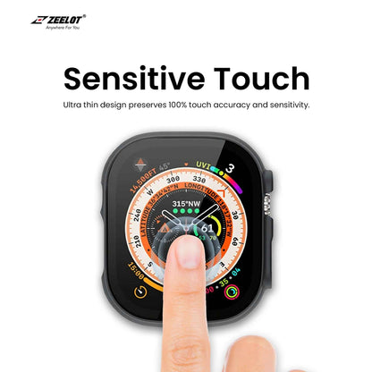 ZEELOT Pishield 2-in-1 Case for Apple Watch Ultra 49mm with Built-In Tempered Glass - Black ( Barcode: 4891011516576 )