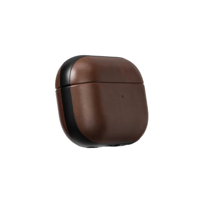 Nomad Modern Leather Horween Case for AirPods Pro 2 ( 2nd Gen ) - Rustic Brown - Forexengineer -Malaysia- 856500019970